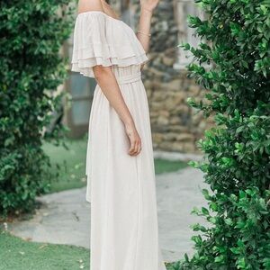 Ceremony by Joanna August Romantic Pink Blush Maggie Dress Size Small